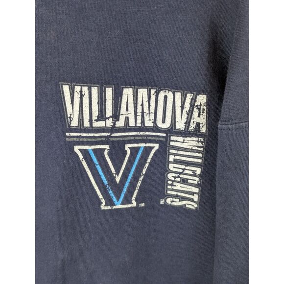 Y2k JanSport Villanova Wildcats Long Sleeve T-Shirt Blue Men's Size XL - Picture 4 of 12